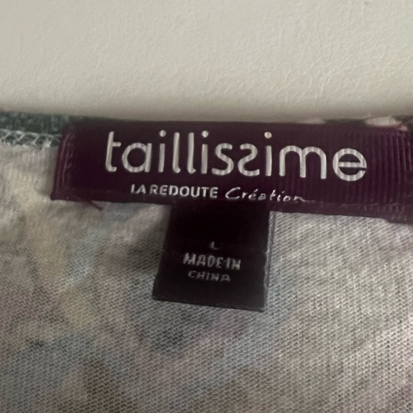 Short sleeve Multicolor patterned wrap dress - Picture 5 of 5